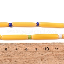 Handmade Lampwork Chevron Beads&nbsp;LAMP-Z019-01-22