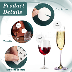 Blank Paper Wine Glass Tags&nbsp;CDIS-OC0001-07E
