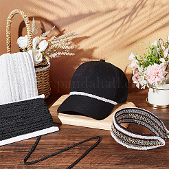 2 Cards 2 Colors Polyester Braided Lace Trim&nbsp;OCOR-PH0002-53
