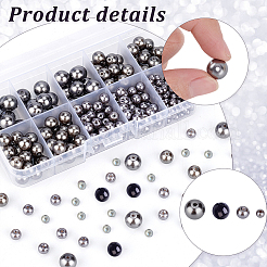 Eco-Friendly Dyed Glass Pearl Round Pearlized Bead&nbsp;HY-PH0009-RB053