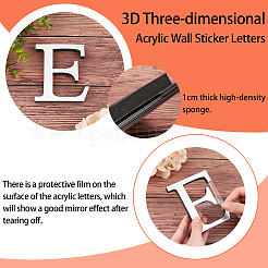 Acrylic Mirror Wall Stickers Decal&nbsp;DIY-CN0001-07