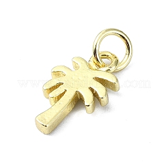 真鍮チャーム  カドミウムフリー＆ニッケルフリー＆鉛フリー  18KGP本金メッキ  ツリー  13.5x7.5x1.5mm  穴：3mm&nbsp;KK-H475-35G-03