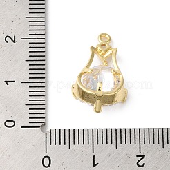 Brass Pendants&nbsp;KK-C062-037G-01