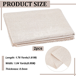 平らな陶器のリネン布  古いレース  1610x950x0.5mm&nbsp;SENE-WH0003-29B