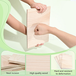 Rectangle Wood Breaking Boards&nbsp;WOOD-WH0131-02B-1
