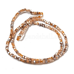 Electroplate Glass Beads Strands&nbsp;EGLA-F121-FR-B04