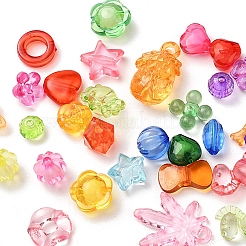 476Pcs 24 Style Transparent Acrylic Beads&nbsp;TACR-YW0001-28