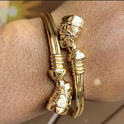 Brass Cuff Bangles for Women&nbsp;FS-WG1B78B-01