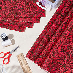 1 Yard Phoenix Pattern PVC Leather Fabric&nbsp;DIY-HY0003-38B