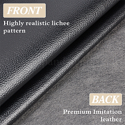 Lichee Pattern Imitation Leather Fabric&nbsp;DIY-WH0622-227