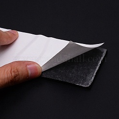 自己粘着フェルトテープ  家具フェルトストリップ  フラット  ブラック  50x3mm  1 m /ロール&nbsp;AJEW-WH0006-01B