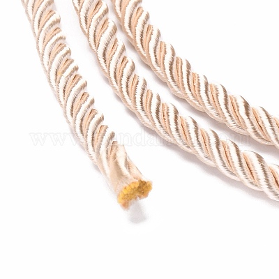 ポリエステルコード  ツイストコード  桃パフ  5mm  約97~100 M /バンドル&nbsp;NWIR-P021-019-1