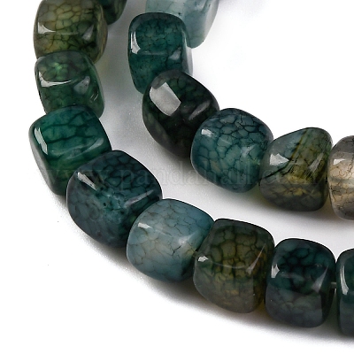 Natural Dragon Veins Agate Beads Strands&nbsp;G-G177-E12-01-1