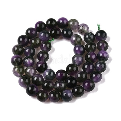 Dyed Natural White Jade Beads Strands&nbsp;G-T138-8mm-210-3-1