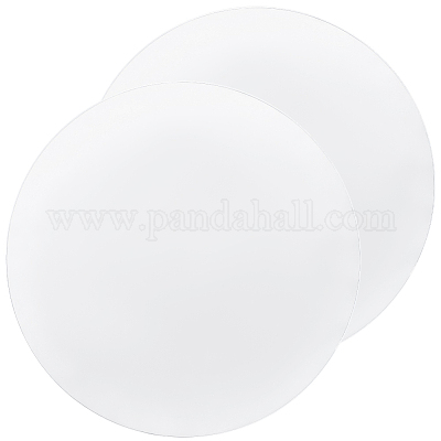 透明アクリル板  フラットラウンド  透明  152x1.5mm&nbsp;DIY-WH20007-311C-1