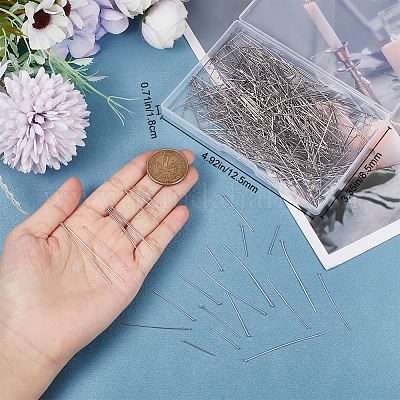 100pcs Extra Long Pearl Head Pin Straight Sewing Patchwork Needle Craft Sewing Accessories Pins With Plastic Box Free Shipping