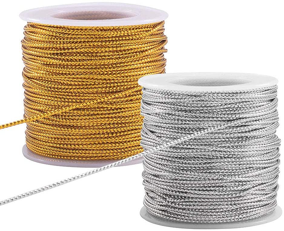 Wholesale Jewelry Braided Thread Metallic Cords - Pandahall.com