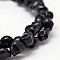 Dyed Synthetic Turquoise Bead Strands, Skull, Black, 10x8x10mm, Hole: 1mm, about 38~40pcs/strand, 15~15.5 inch