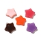Acrylic Cabochons, Star, Mixed Color, 23x24x4.5mm