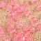 Transparent Acrylic Beads, Round, Pink, 18mm, about 150pcs/500g.