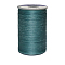 Waxed Polyester Cord, 9-Ply, Teal, 0.65mm, about 21.87 yards(20m)/roll