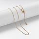 Brass Chain Necklaces&nbsp;MAK-F013-06G-1