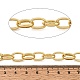 Brass Cable Chains&nbsp;KK-CBACA9B-06G-2