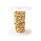 Rack Plating Brass Oval & Shell Link Chains&nbsp;CHC-I040-13G-3