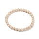Natural Fossil Bead Stretch Bracelets&nbsp;X-BJEW-K212-A-015-1