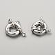 Rack Plating Brass Spring Ring Clasps&nbsp;KK-D399-C-P-NF-2