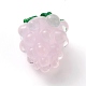 ガラスビーズ  バンピー  葡萄  ピンク  14x12mm  穴：2mm&nbsp;GLAA-WH0033-34A-2