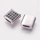 Brass Micro Pave Cubic Zirconia Beads&nbsp;ZIRC-G097-05P-1