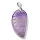 Natural Amethyst Pendants&nbsp;G-E339-02E-3