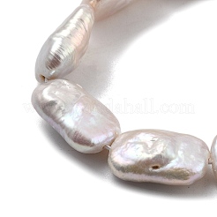 Natural Baroque Keshi Pearl Beads Strands&nbsp;PEAR-P064-01B-08A