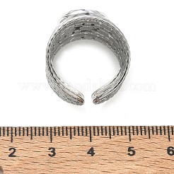 304 Stainless Steel Cuff Ring Components&nbsp;SA-CBA37BC-15C-P