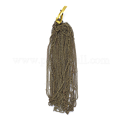 Brass Rolo Chains&nbsp;X-CHC-S008-002H-AB