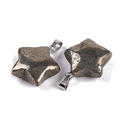 Natural Chalcopyrite Pendants&nbsp;G-Q172-09P-03