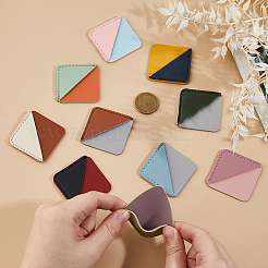 20Pcs 10 Colors PU Leather Rhombus Corner Protectors&nbsp;AJEW-FH0006-35