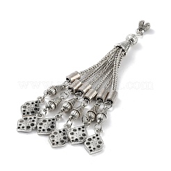 Tibetan Style Alloy Curb Chain Tassel Big Pendants&nbsp;FIND-K013-01AS-09