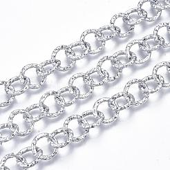 16Feet/Roll Aluminium Golden Curb Kettingen Link 5 m Ongelaste Twisted Kettingen 10x6.5mm Voor Ketting Sieraden Accessoires DIY Maken