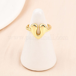 Brass Cuff Rings for Women&nbsp;RJEW-Z113-08G