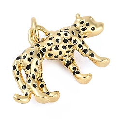 Rack Plating Brass Enamel Pendants&nbsp;KK-P287-10G