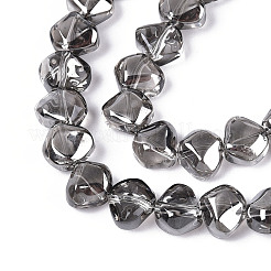 Electroplate Transparent Glass Beads Strands&nbsp;EGLA-N017-05A-A09