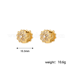 304 Stainless Steel Hoop Earrings&nbsp;LR0799-3