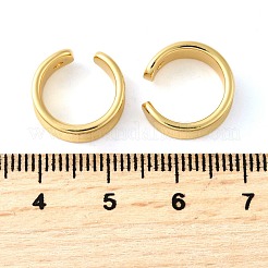 真鍮カフイヤリング  C字型  18KGP本金メッキ  13x5.5mm&nbsp;EJEW-K309-16G