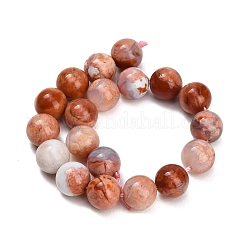 Natural Mexican Pink Agate Beads Strands&nbsp;GG-CBA07EB-A01-01