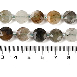 Natural Green Rutilated Quartz Beads Strands&nbsp;G-C116-A24-01