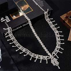 Rhinestone Mesh Headpiece Cap&nbsp;AJEW-WH20017-82S
