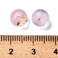 Frosted Transparent Acrylic Beads&nbsp;OACR-F013-13J