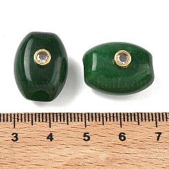 Dyed Natural White Jade European Beads&nbsp;GG-CBA105B-02K-G